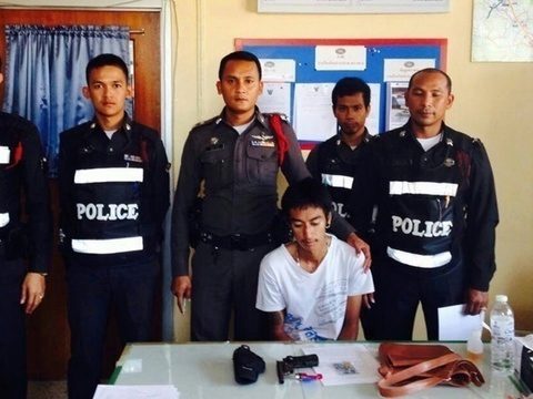 20-year-old Phuket man arrested with gun