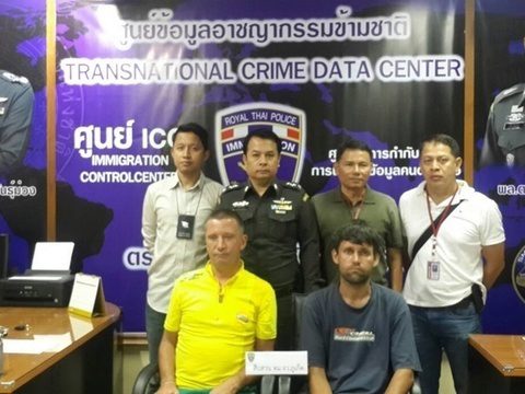 Two Russians nabbed in Phuket for overstaying visas