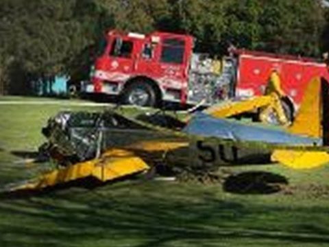 Harrison Ford battered but OK after LA plane crash