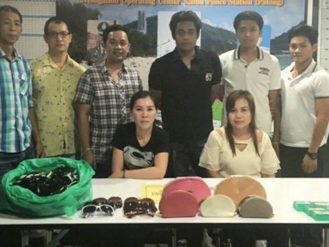 Three arrested in Phuket for selling counterfeit goods