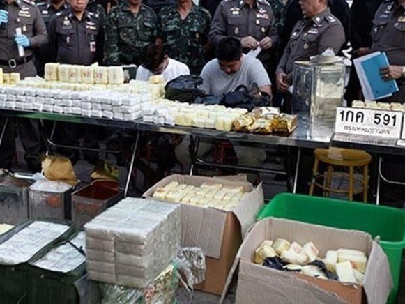 Bangkok police net huge drug haul