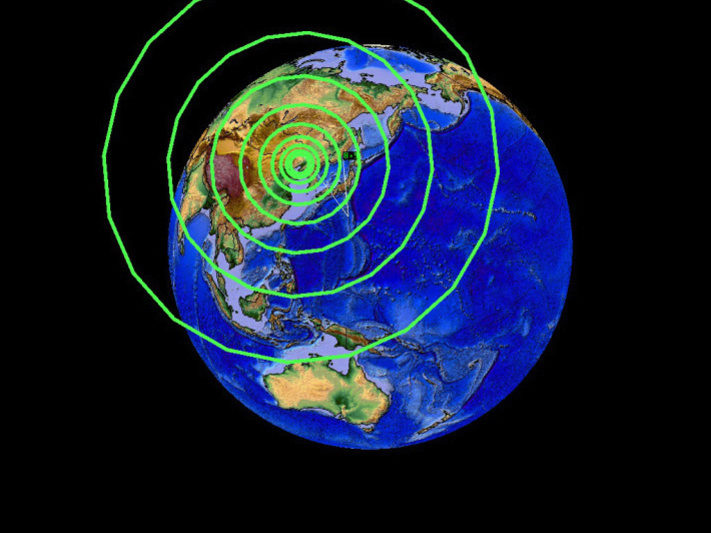 Big quake strikes near Japan