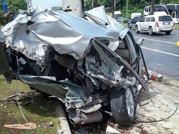 Drivers suffer only minor injuries in Phuket three vehicle collision